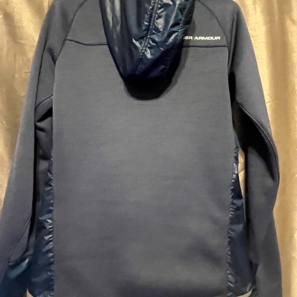 Under Armour Women’s Blue Jacket with Pink Accents - Picture 2 of 5